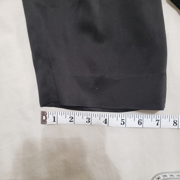 Vintage Worth Black Silk Relaxed Trousers 2 - Picture 9 of 9